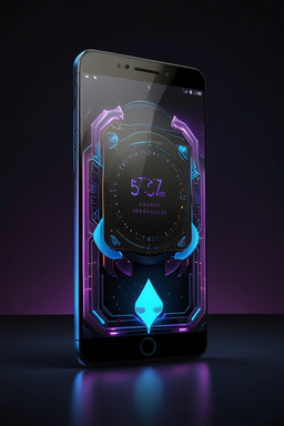 Smartphone avec l'app Bet Portal